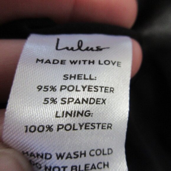 Lulus One Shoulder Mermaid Maxi Dress S Black Evening Gown Party Luxury Prom 616 - Picture 6 of 14